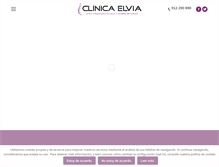 Tablet Screenshot of clinicaelvia.es